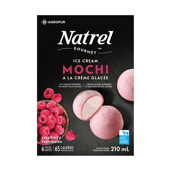 Natrel Raspberry Ice Cream Mochi, 6x35ml