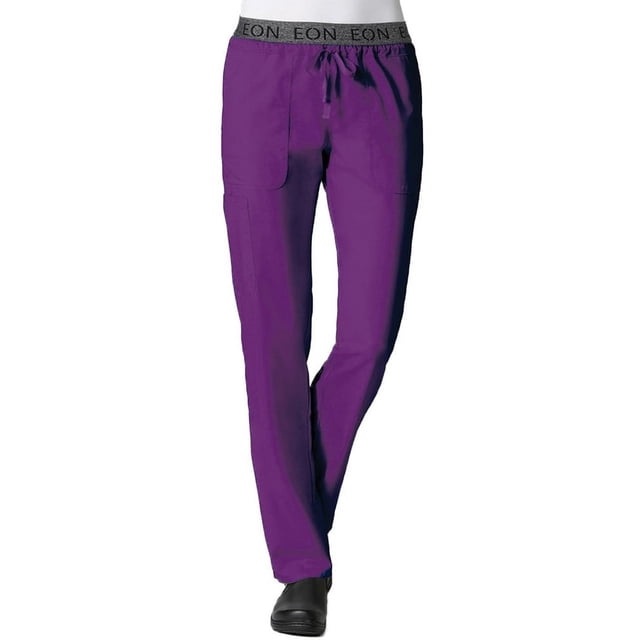EON Women's COOLMAX Logo Elastic Drawstring Waistband Scrub Pant