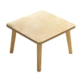 thumbnail image 2 of Essentiels pour la Maison Table Carrée en Bois Table de Balcon Petite Table à Thé Table de Chambre Concise Table Basse Mini Table Basse au Sol Maison, 2 of 6