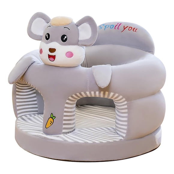 LOVEVER Fauteuil de Soutien pour Animaux de Dessin Animé, Siège de Sol de Soutien, Animaux de Dessin Animé, Fauteuil en Peluche pour Tout-Petit, Siège de Sol de Soutien, Dossier Appui-Tête Siège (Juste Sans Remplissage)