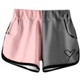thumbnail image 4 of Hiiyo Big Girls Summer Outfits Color Block Short Sleeve T-Shirt Shorts Set, Sizes 13-14Y, 4 of 4