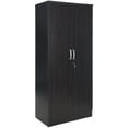 thumbnail image 1 of Pemberley Row Laminated Engineered Wood Tobacco Armoire Rectangular Stain Resistant 72" Unassembled, 1 of 6