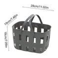 thumbnail image 3 of Plastic Handheld Bath Basket, 28x19cm Storage Basket for Bathroom Washing, 3 of 5