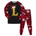 thumbnail image 1 of Huesdet Ensemble pour Garçons et Filles Pantalon Long Manches Longues Col Rond Imprimé 3D (6-7 Ans, Gris), 1 of 4
