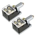 thumbnail image 1 of Unique Bargains 2PCS LXW3-N 2NO 2NC Spring Plunger Roller Micro Limit Switches Black, 1 of 4