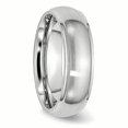 thumbnail image 4 of Cobalt Satin and Polished 7mm Ridged Edge Band Size 8, 4 of 6