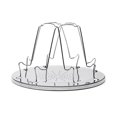 thumbnail image 2 of 2X 4 Slice Camping Bread Toast Tray Gas Stoves Cooker BBQ Camping Toaster Rack, 2 of 5