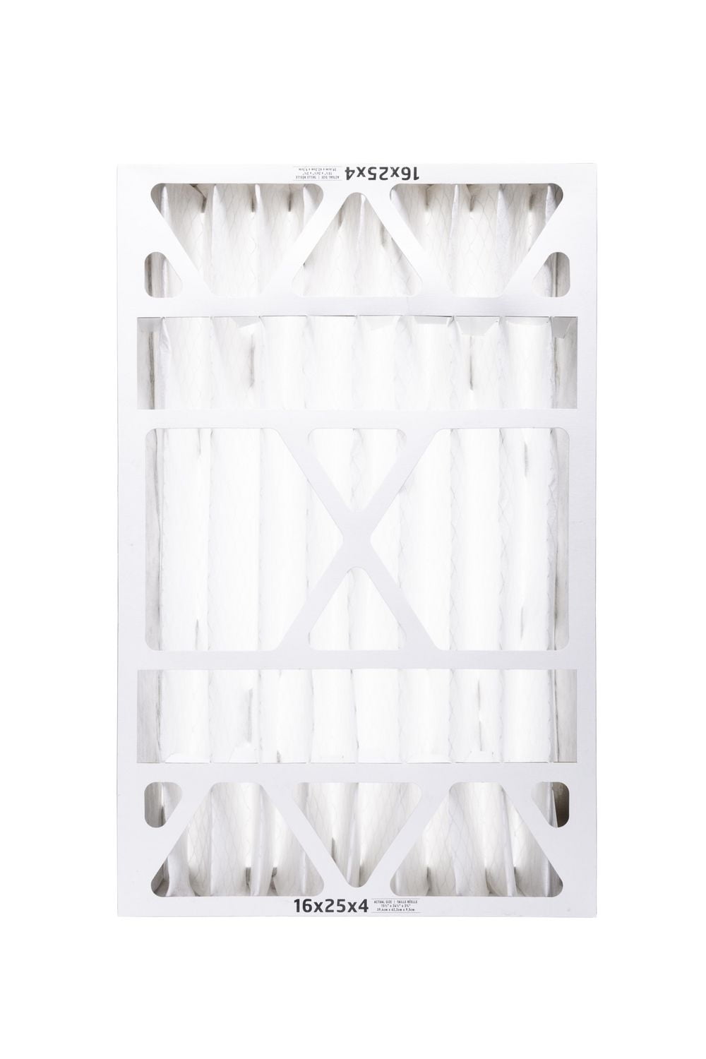 Filtre à air plissé Duststop 16 x 25 x 4 MERV 8, paquet de 1