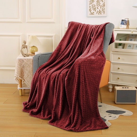 Summertime Blankets Soft Fuzzy Warm Multifunctional Cover Blanket Napping Blanket Flannel Gift Blankets Bed Cozy Washable