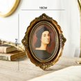 thumbnail image 1 of Baohd Picture Frame Vintage Photos Photo Holder Frames Bedroom Baroque Decor 6 Inch oval 1Set, 1 of 6