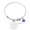 I, variant on Stainless Steel Mom Bracelet Twelve-color Birthstone Can Be Pushed And Pulled