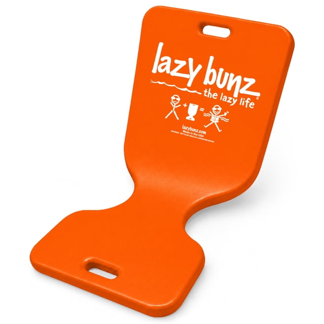 TRC Recreation Lazy Bunz Foam Saddle Pool Lounger Float, Sunset Orange