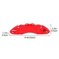 thumbnail image 3 of Car Brake Caliper Covers, Metal Decorative Wheel Covers, Aluminum Alloy, Electrostatic Coating, Secure Buckle Design, Heat Resistant, Enhances Car Appearance, 3 of 8