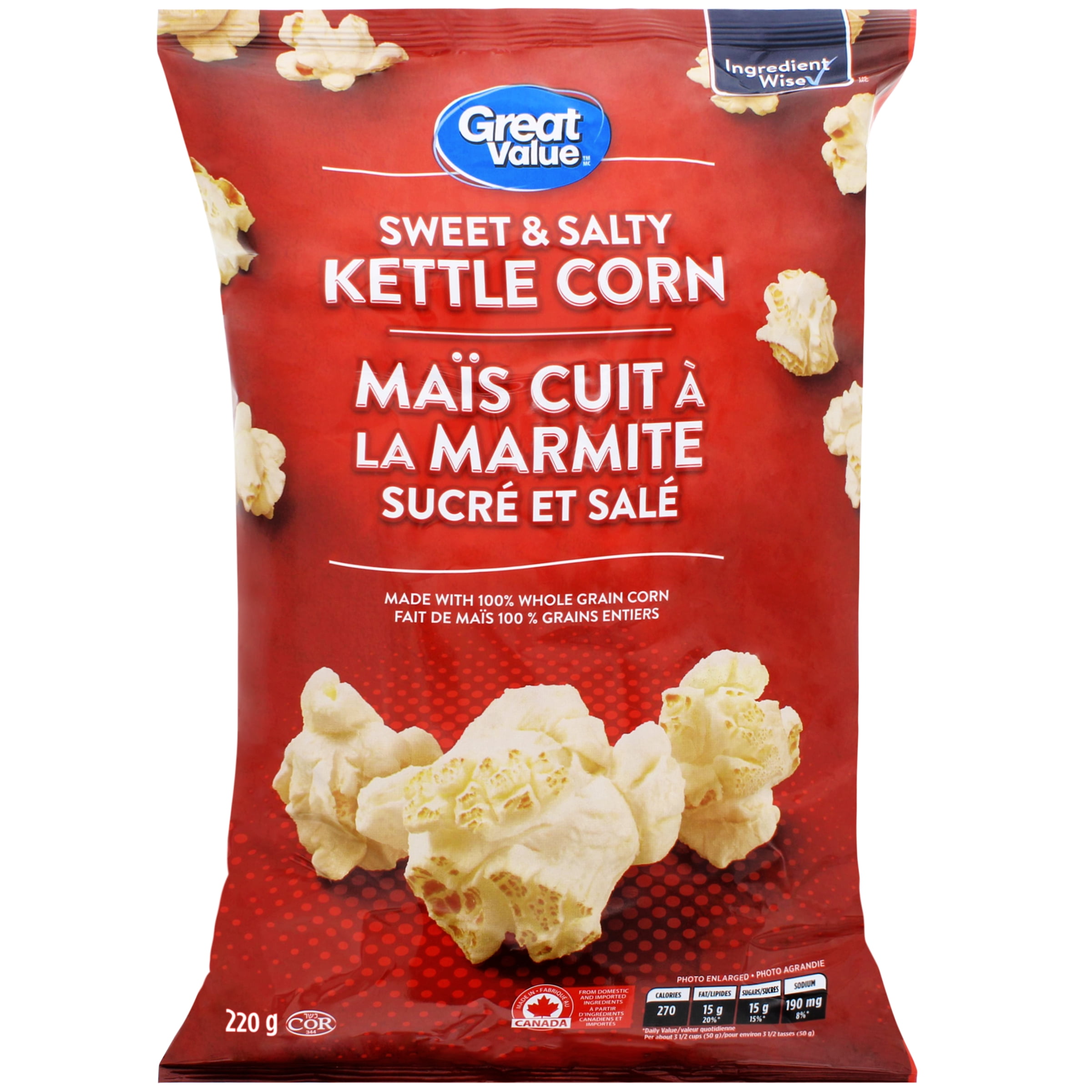 Great Value Sweet & Salty Kettle Corn