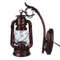 thumbnail image 2 of Dioche Rustic Wall Lantern Sconce Industrial Style Glass Shade Outdoor Lighting, 2 of 8