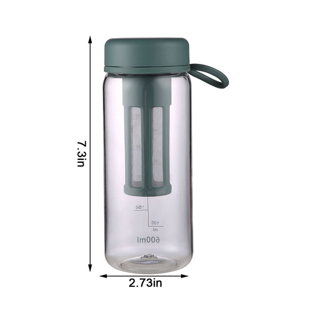 Take with One Water Cup - Brewing Tea Take with One Cup Portable Understandable Cold Brew Coffee Take with One Water Cup - Cold Brew Cup - (600Ml) - Bpa Free