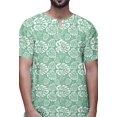 thumbnail image 4 of Atasi Keyhole Neck Indian Cotton Cambric Ethnic Kurta Wedding Kurta Men, 4 of 5