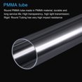 thumbnail image 4 of Unique Bargains 56mm ID 60mm OD 305mm  Clear Acrylic Pipe Rigid Round Tube for Lighting, Models, Plumbing, Crafts 2 Pack, 4 of 6
