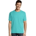 thumbnail image 1 of Hanes Mens ComfortWash Garment Dyed Short Sleeve Pocket Tee, 3XL, Mint, 1 of 3