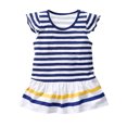 thumbnail image 4 of Birdeem Chemises pour Filles Mode Filles Décontracté Manches Courtes Hauts Col Rond Bouton Imprimé Ensembles de Shorts, 4 of 12