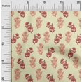 thumbnail image 1 of oneOone Georgette Viscose Light Yellow Fabric Floral Block Sewing Craft Projects Fabric Prints By Yard 42 Inch Wide, 1 of 1