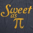 thumbnail image 2 of Mens Sweet As Pi T Shirt Funny Nerdy Math Problem Graphic Novelty Tee (Heather Navy) - 4XL, 2 of 3