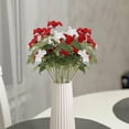 thumbnail image 4 of Fasiaou Artificial Flowers for Outdoors, UV Resistant Fake Realistic Flowers with Plastic Plants Spring Decor, Faux Silk Flowers for Outside Window Box Front Porch Planter Decor,E, 4 of 6