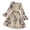 Apricot, variant on KYAIGUO 5-12Y Kids Toddler Girls Floral Casual Dresses Spring Fall Sundress Princess Dress Long Sleeve Cotton Skirt