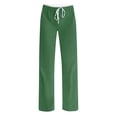 thumbnail image 4 of ohmzyzo Womens Summer Fashion Solid Casual Elastic Waist Drawstring Long Pants, 4 of 5