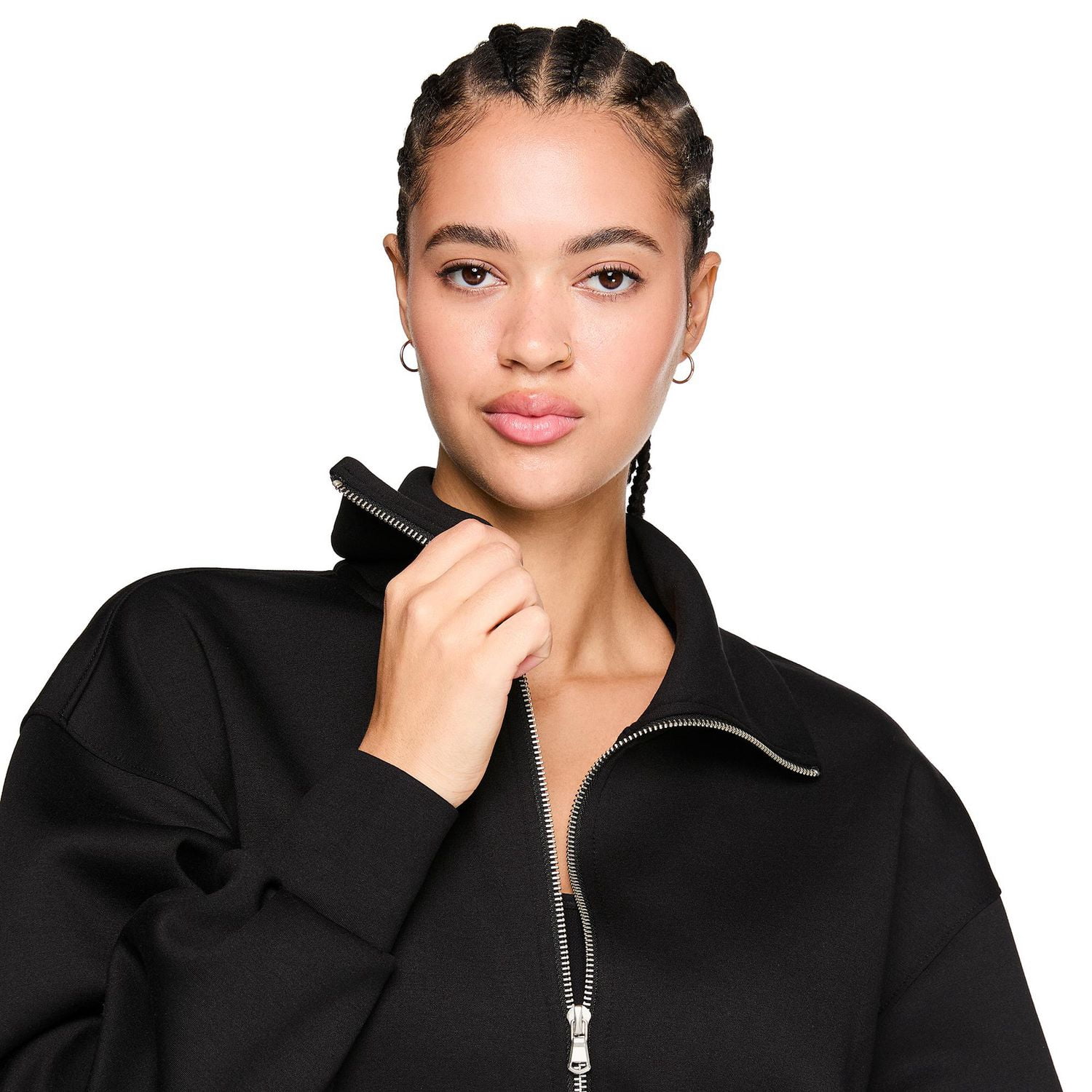 Veste en tricot doux Athletic Works pour femmes