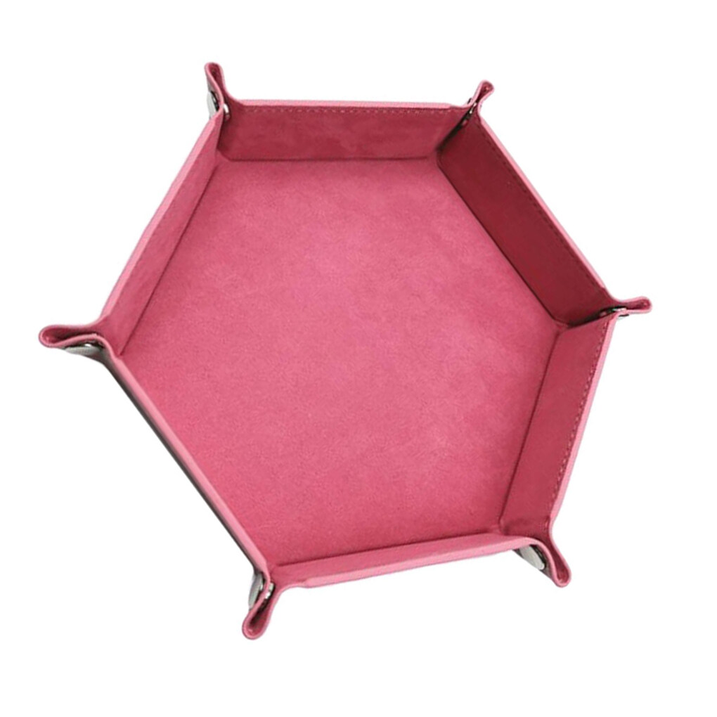 Plateau à Dés En Cuir PU Et Flanelle – 20x20 Cm, Silencieux, Portable, Pour Jeux De Société