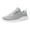 Grey, variant on Men's Slip On Sneakers Fashion Sneakers Men Mesh Casual Sport Shoes Lace Up Solid Color Running Breathable Soft Bottom Male Shoes(Black,11.5)