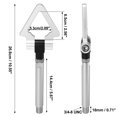 thumbnail image 3 of Unique Bargains Black Aluminum Alloy Triangle Shape Front Rear Bumper Trailer Ring Eye Towing Tow Hook Screw for Lexus IS IS250, 3 of 6