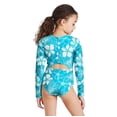 thumbnail image 2 of George Girls' Adaptive One Piece Rashguard Swimsuit, 2 of 6