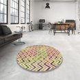 thumbnail image 4 of Ahgly Tapis Rectangulaire Lavable en Machine Intérieur Transitionnel Marron Or, 2 Pieds x 5 Pieds, 4 of 7