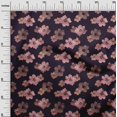 thumbnail image 3 of oneOone Silk Tabby Brown Fabric Floral & Sewing Craft Projects Fabric Prints By Yard 42 Inch Wide, 3 of 5