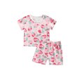 thumbnail image 2 of Kmbangi Vêtements de Loisirs pour Tout-Petits Manches Courtes Col Rond Hauts Shorts, 2 of 9