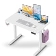 thumbnail image 1 of IMGadgets Standing Electric Adjustable Desk | 40'' x 24'' Large Workspace with 2 hooks | Ergonomic Sit-Stand Desk | Scratch-Resistant & Waterproof  | Height Adjustable Desk for Work and Home, 1 of 9