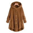 thumbnail image 4 of 2025 Women Plus Size Cropped Cardigans for Women Button Tops Hooded Loose Cardigan Sweaters for Women Size 3X Cardigan Wool Coat Winter Long Length Sweaters for Women Jacket, 4 of 4