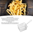 thumbnail image 4 of Deep Fryer Basket, Portable and Lightweight 304 Stainless Steel Frying Basket for Kitchen Use, 4 of 7