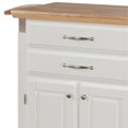 thumbnail image 4 of Homestyles Dolly Madison Wood Rolling Kitchen Cart in Off White, 4 of 19