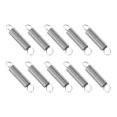 thumbnail image 1 of Uxcell Extension Spring, 10pcs Wire Diameter 0.02", OD 0.2", Free Length 1", Silver, 1 of 7