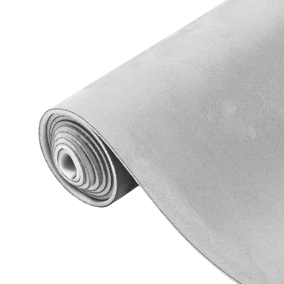 Unique Bargains Doublure de Toit en Suède 150 g Tissu Mousse Dossier pour Réparation de Toit Intérieur de Voiture Gris Pâle 54 Pouces L X 57 Pouces L