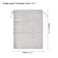 thumbnail image 2 of REGALWOVEN 7"x5" Coin Sacks Bag, 6pcs Deposit Change Transit Bags Style 1, White, 2 of 7
