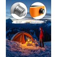 thumbnail image 4 of Lampe de Travail LED Portable 12 W Compatible avec Batterie Dewalt 20 V, Projecteur LED 1300 Lm avec Adaptateur Convertisseur pour Camping, Urgence, Réparation de Voiture, Entrepôt et Éclairage de Chantier, 4 of 7