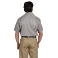thumbnail image 3 of Dickies Mens Short-Sleeve Work Shirt, 3X, Silver, 3 of 4