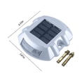 thumbnail image 2 of Lampe de Pointe Solaire pour Route, Lampe de Nuit avec Réflecteur, Recharge Intelligente, Clignotement et 2 Modes d'Éclairage Constants (Version à Luminosité Intermittente), Ip68 Wate, 2 of 6