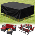 thumbnail image 4 of Patio Furniture Set Cover Waterproof,Heavy Duty Funiture Covers for Outdoor Sectional Sofa Set Wicker Rattan Table XXL, 4 of 5