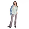 thumbnail image 2 of No Boundaries Women's Oversized Flannel Shirt, 2 of 6