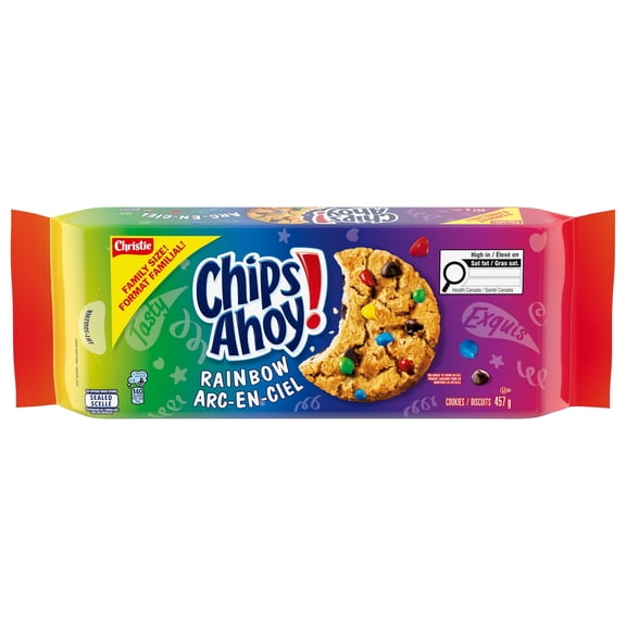 Chips Ahoy! Rainbow Chocolate Chip Cookies, 1 Family Resealable Pack
